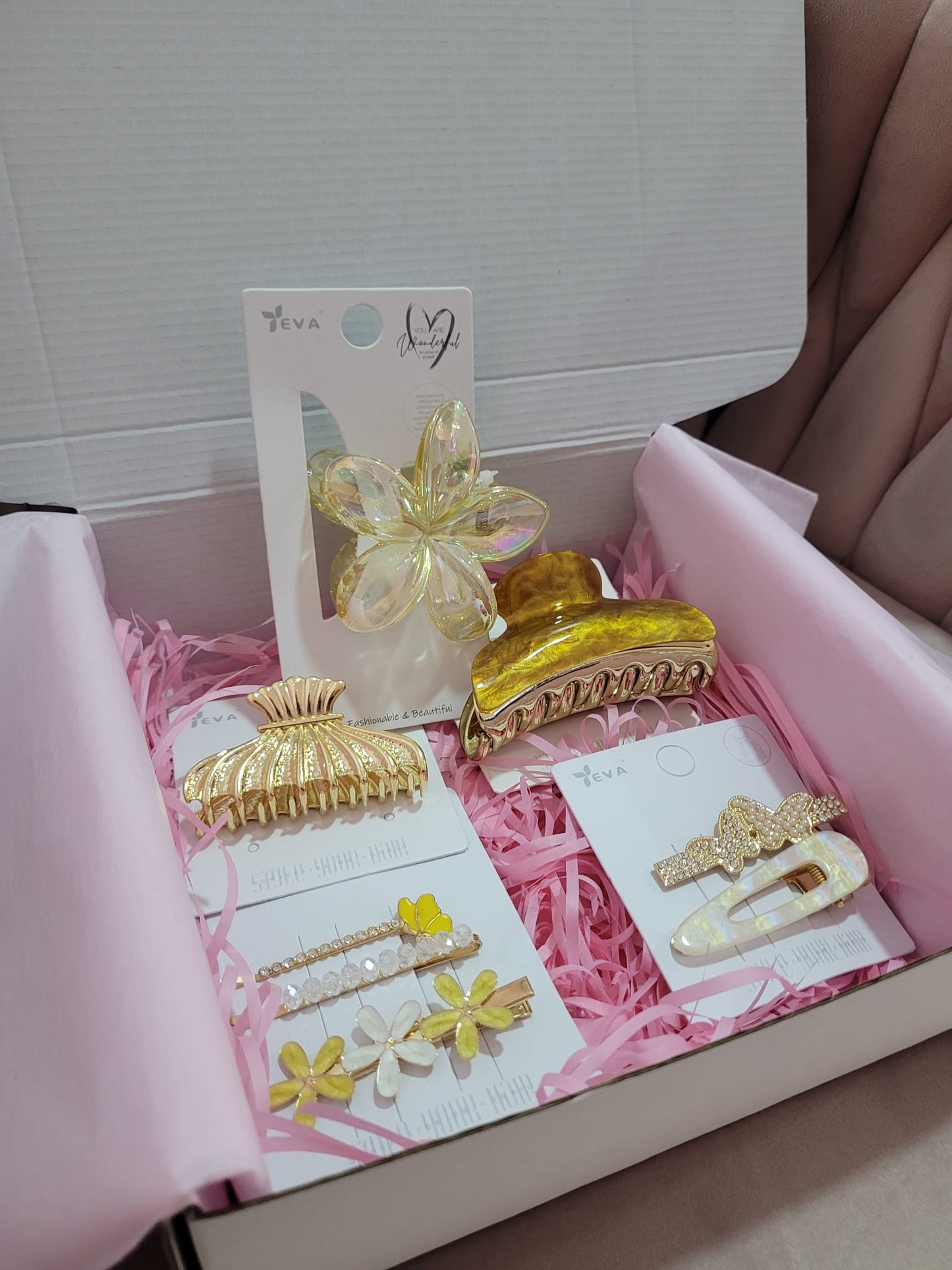 Coffret de 5 pinces à cheveux mystère