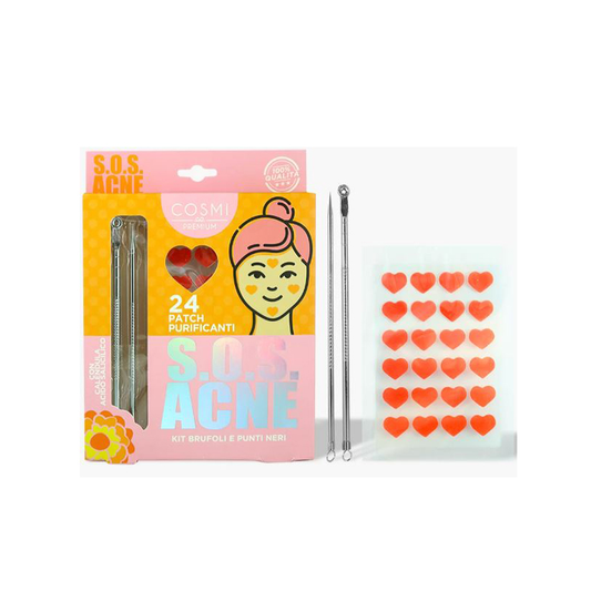 KIT acne avec patchs purifiants et outils de retrait